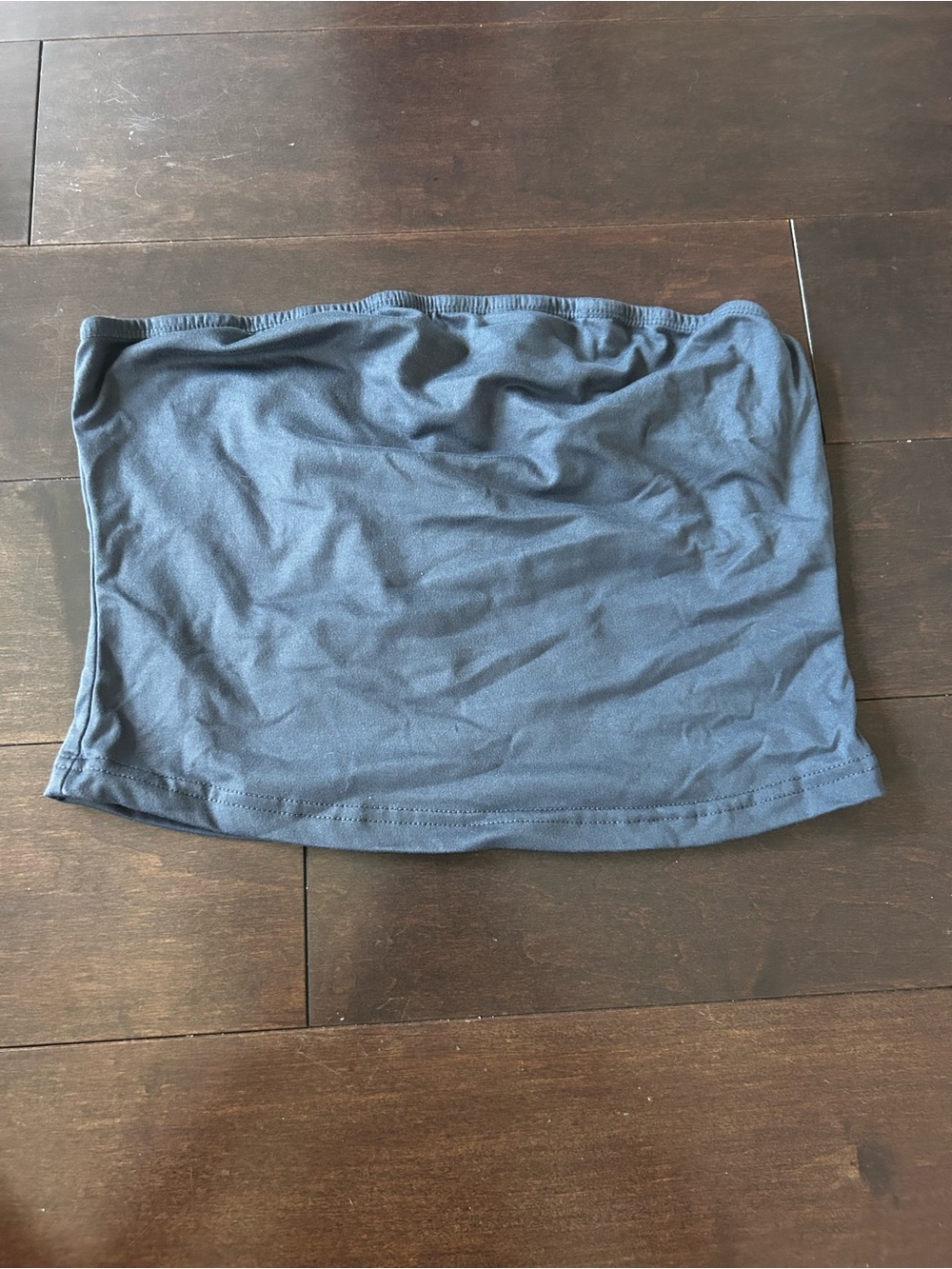 SHEIN Dark Gray Strapless Tube Top